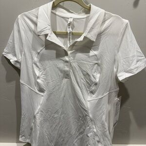 White Lululemon Polo Shirt